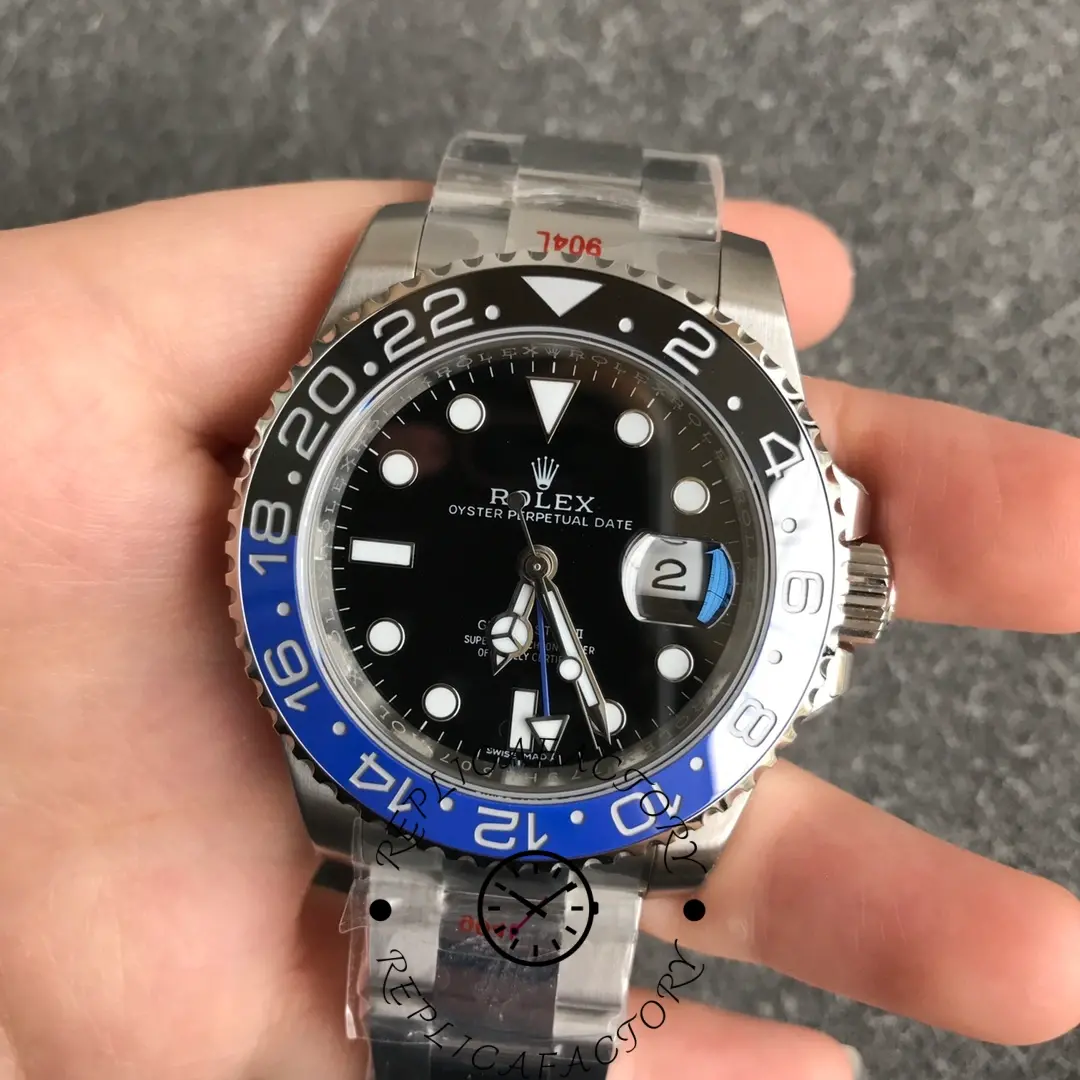 Rolex GMT-Master II Batman 116710BLNR Black Dial 40mm Mens Replica Watch - QualitySwissReplica