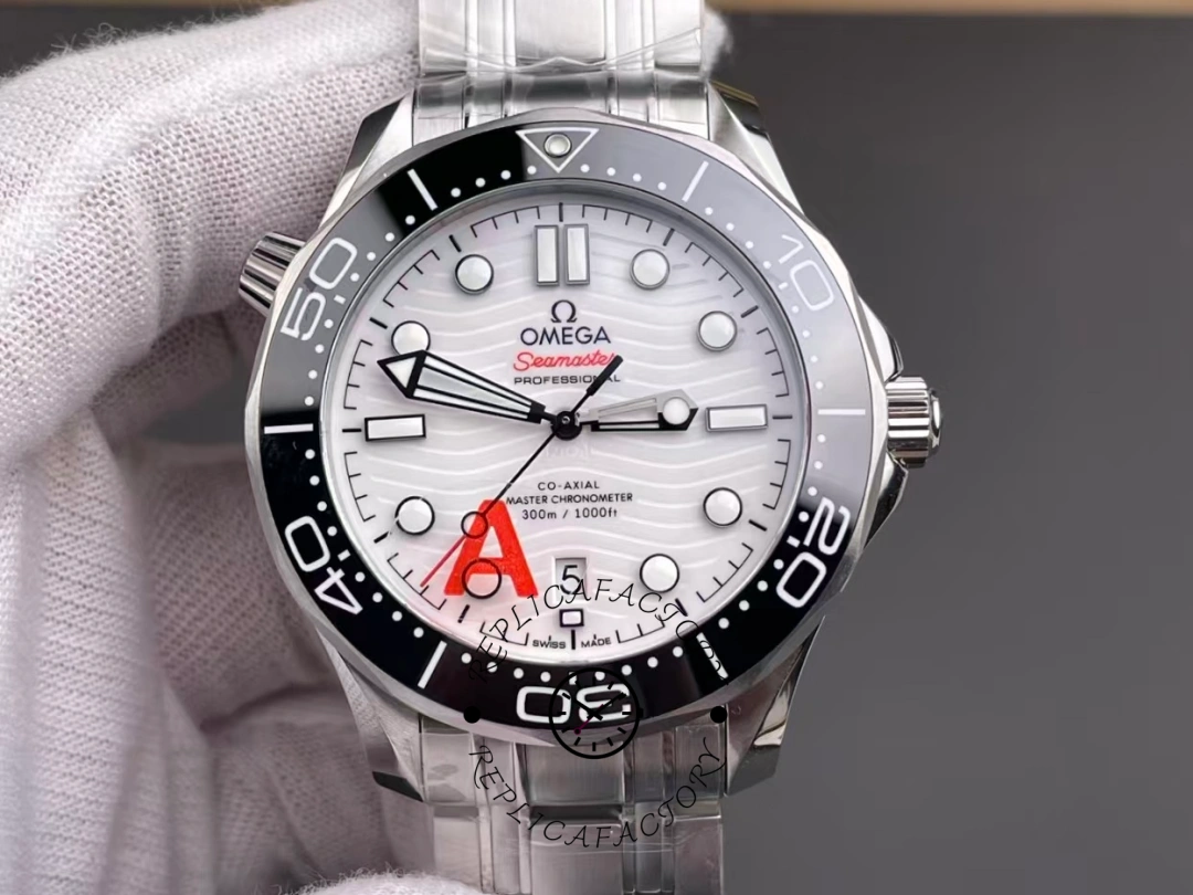Omega Seamaster Co-Axial Master Automatic White Dial 210.30.42.20.04.001 Replica - QualitySwissReplica