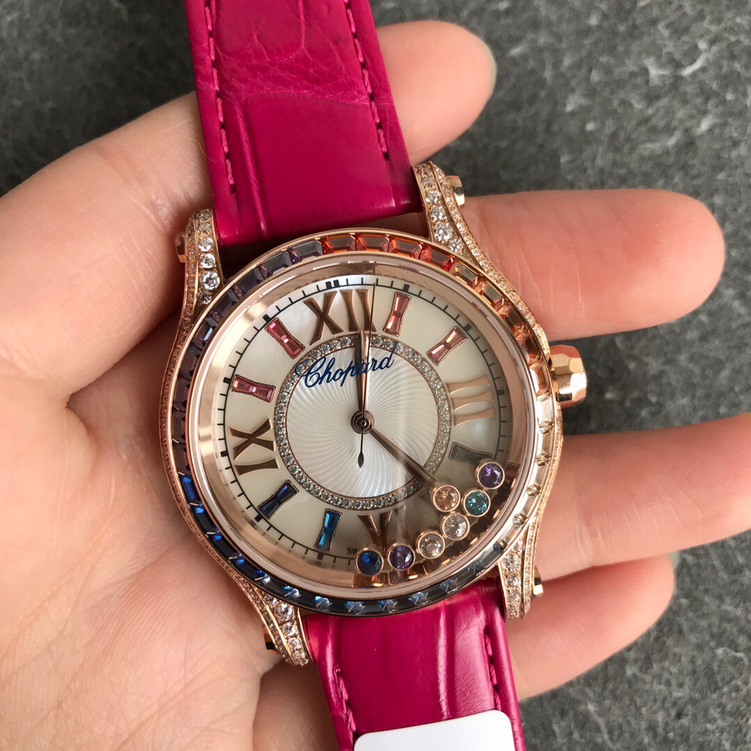 Chopard Happy Sport 18K Rose Gold 274891-5025 - QualitySwissReplica