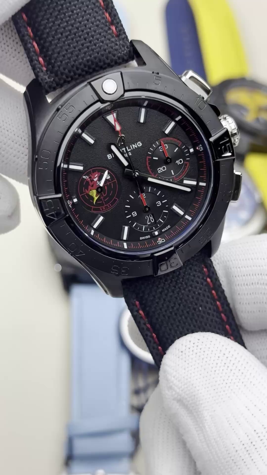 Breitling Avenger B01 Chronograph SB01473A1B1X1 44mm Black Dial Replica - QualitySwissReplica