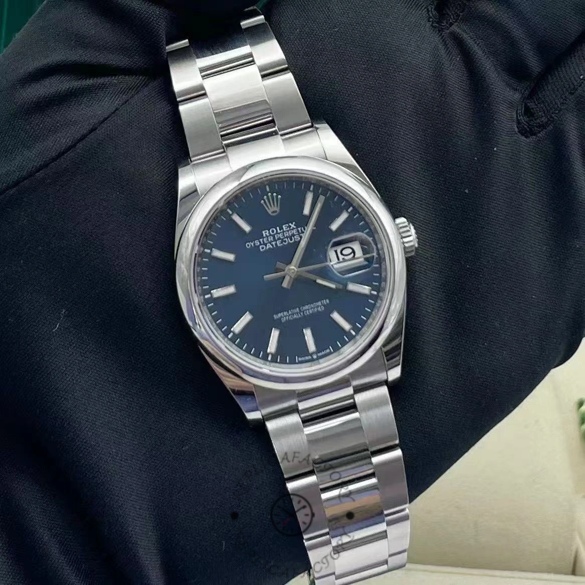 Rolex Datejust 126200 Blue Dial Stainless Steel 36MM Unisex Replica Watch - QualitySwissReplica