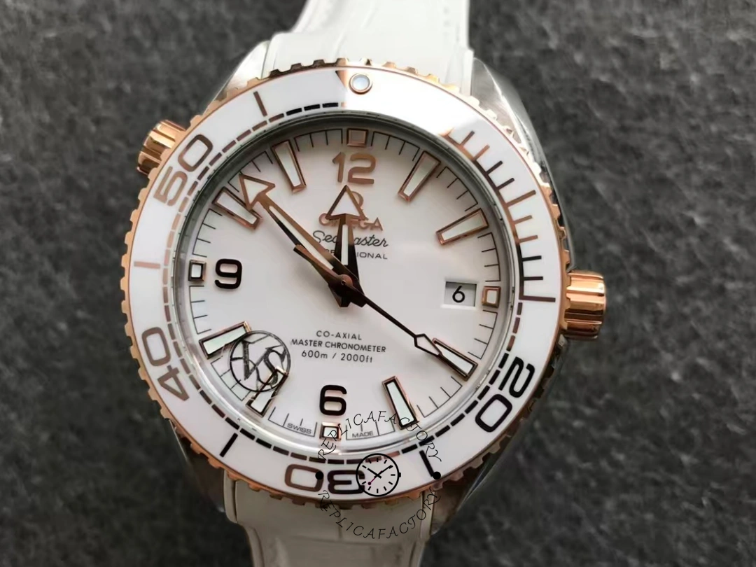 Omega Seamaster Planet Ocean 600M 215.23.40.20.04.001 Replica 39.5MM White Dial - QualitySwissReplica
