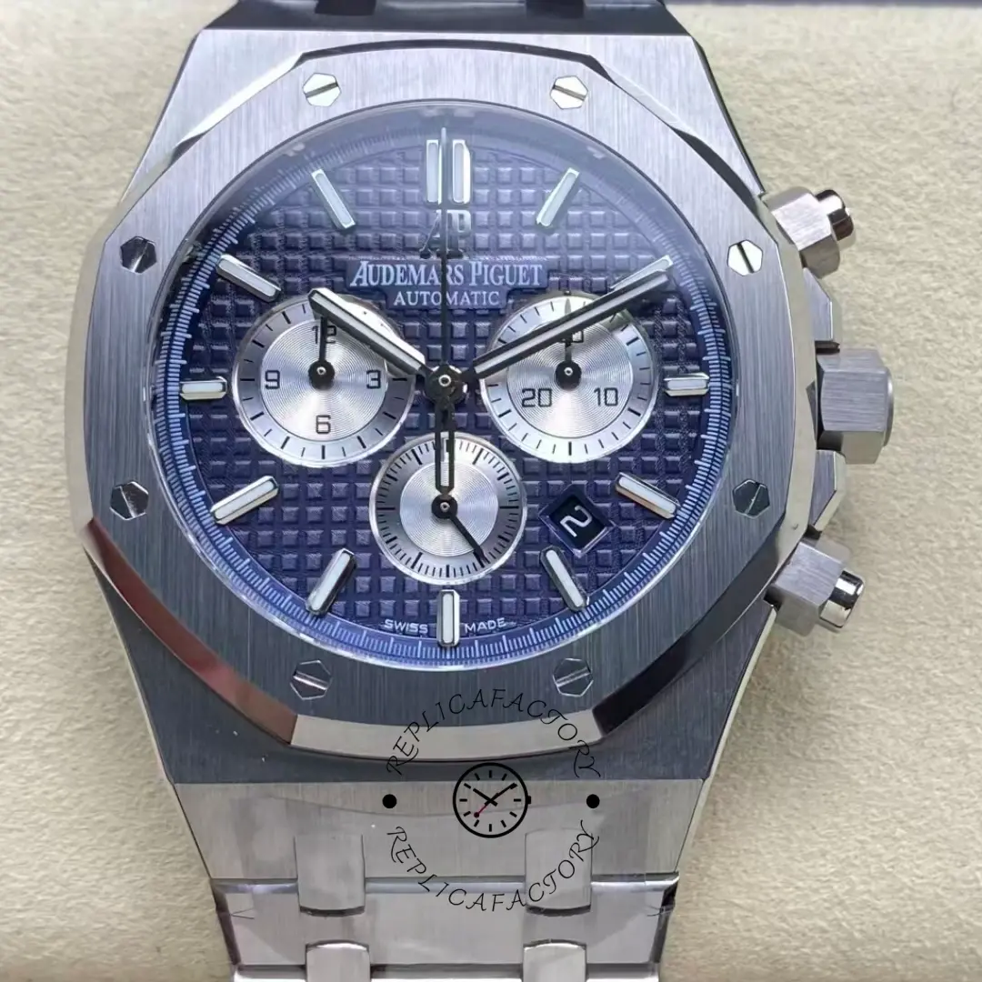 AP Royal Oak Chronograph 41 Blue Dial 26331ST.OO.1220ST.01 Replica - QualitySwissReplica