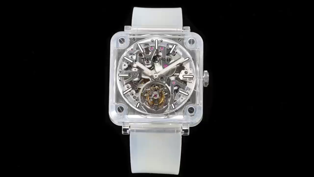 Bell & Ross BR fully transparent tourbillon watch - QualitySwissReplica