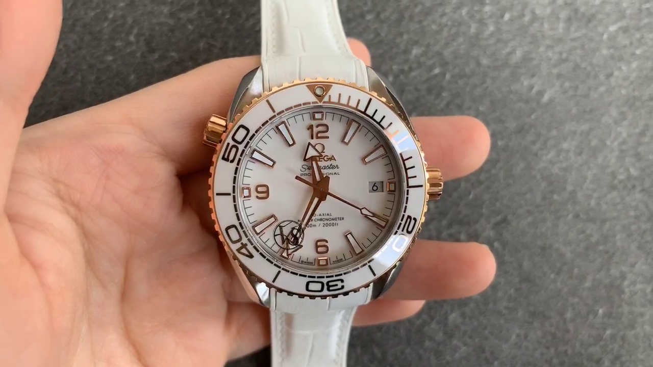 Omega Seamaster Planet Ocean 600M 215.23.40.20.04.001 Replica 39.5MM White Dial - QualitySwissReplica
