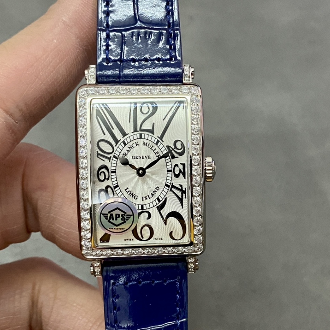 Franck Muller Long Island Quartz Diamond Blue Dial 952QZD1R(AC) - DB - QualitySwissReplica
