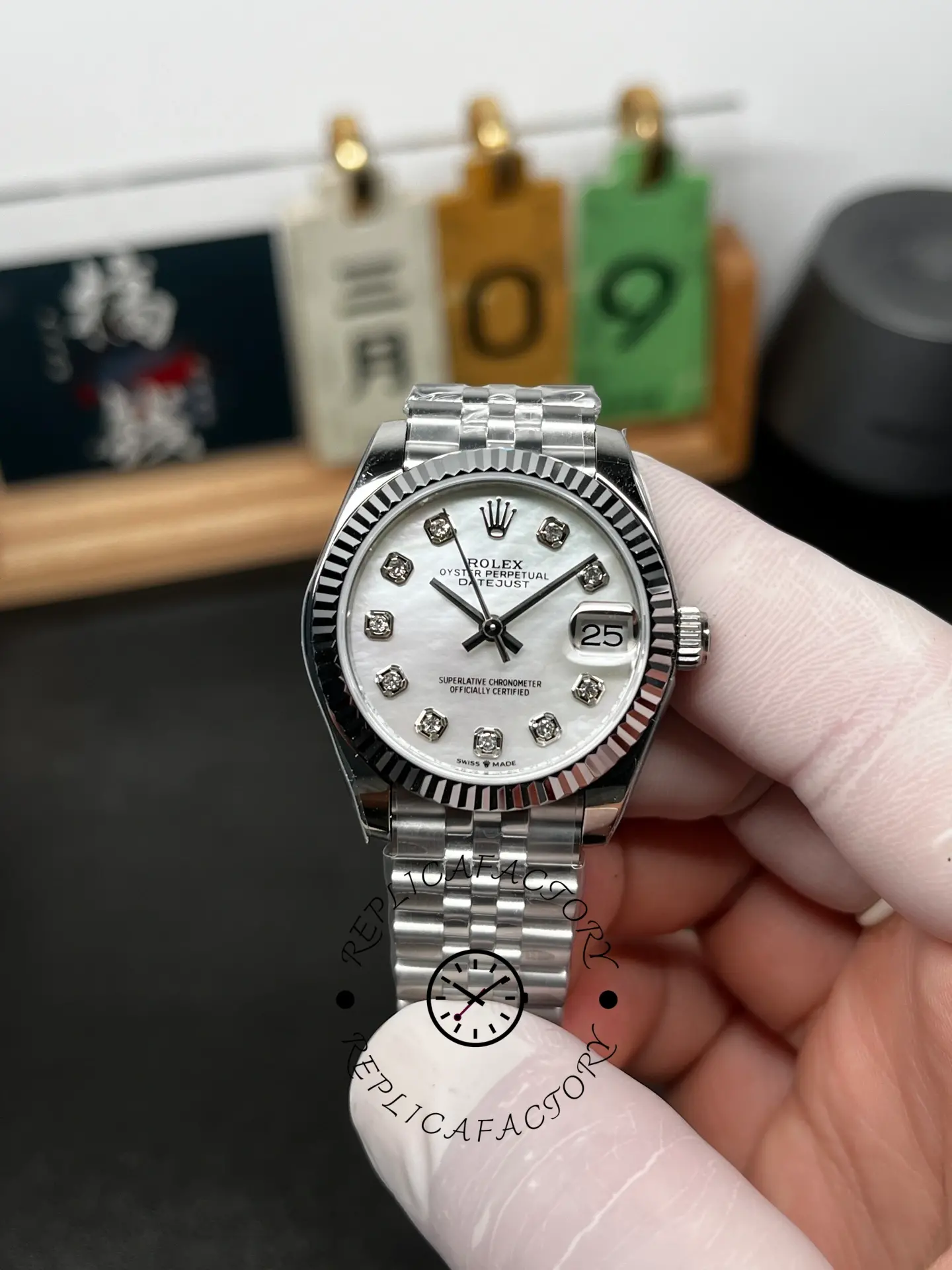 Rolex Datejust 31 Steel & 18K White Gold 278274 0006 Women's Watch - QualitySwissReplica