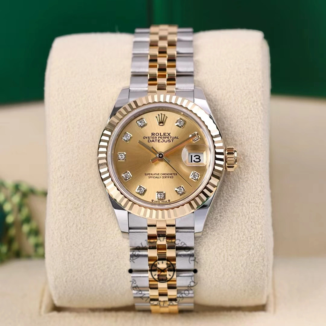 Rolex Datejust 28mm Stainless Steel and Yellow Gold m279173 0011 Women's Watch - QualitySwissReplica