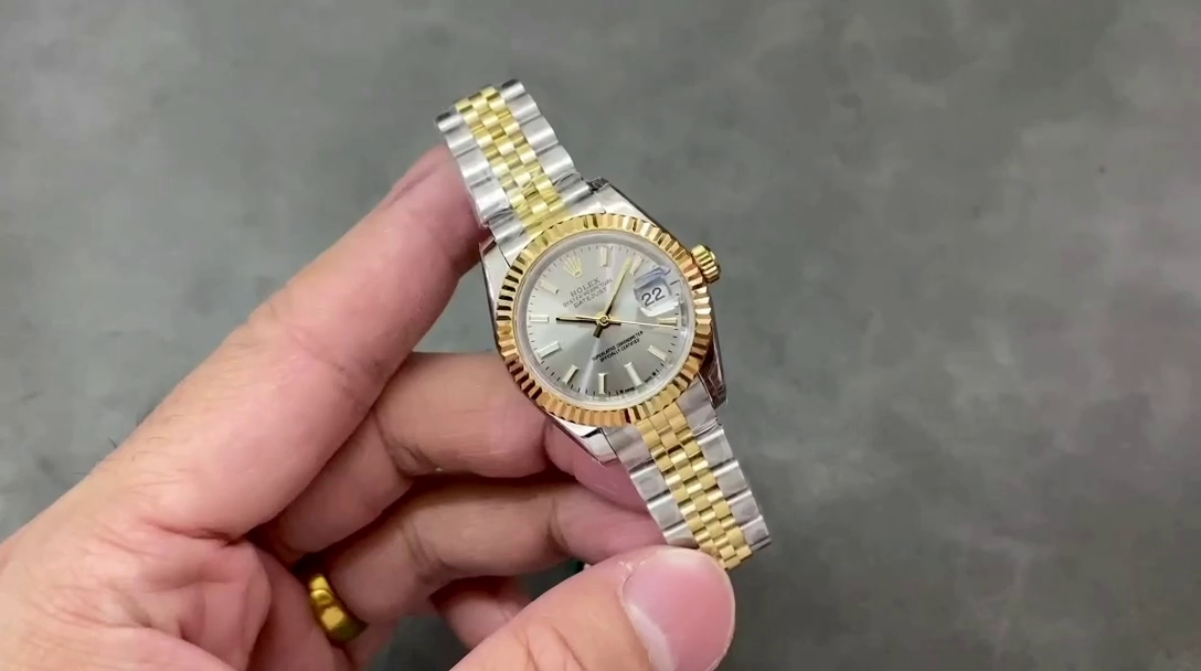 Rolex Datejust 28mm 279173 0019 Silver Index Dial Fluted Bezel 28mm Lady Replica Watch - QualitySwissReplica