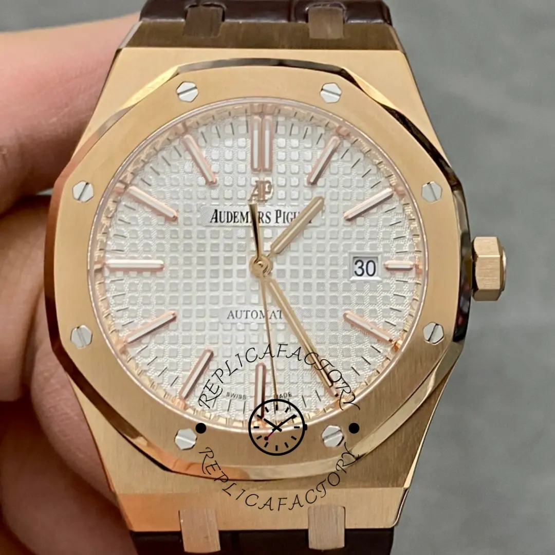 AP Royal Oak 1:1 Clone 41 Jumbo 15400OR.OO.D088CR.01 Leather Strap - QualitySwissReplica