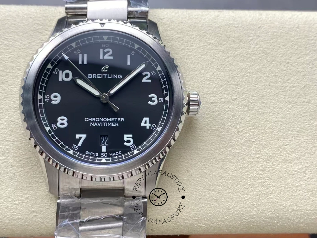 Breitling Navitimer 8 Automatic 41 Calibre 17 A17314101B1A1 Replica Black Dial - QualitySwissReplica