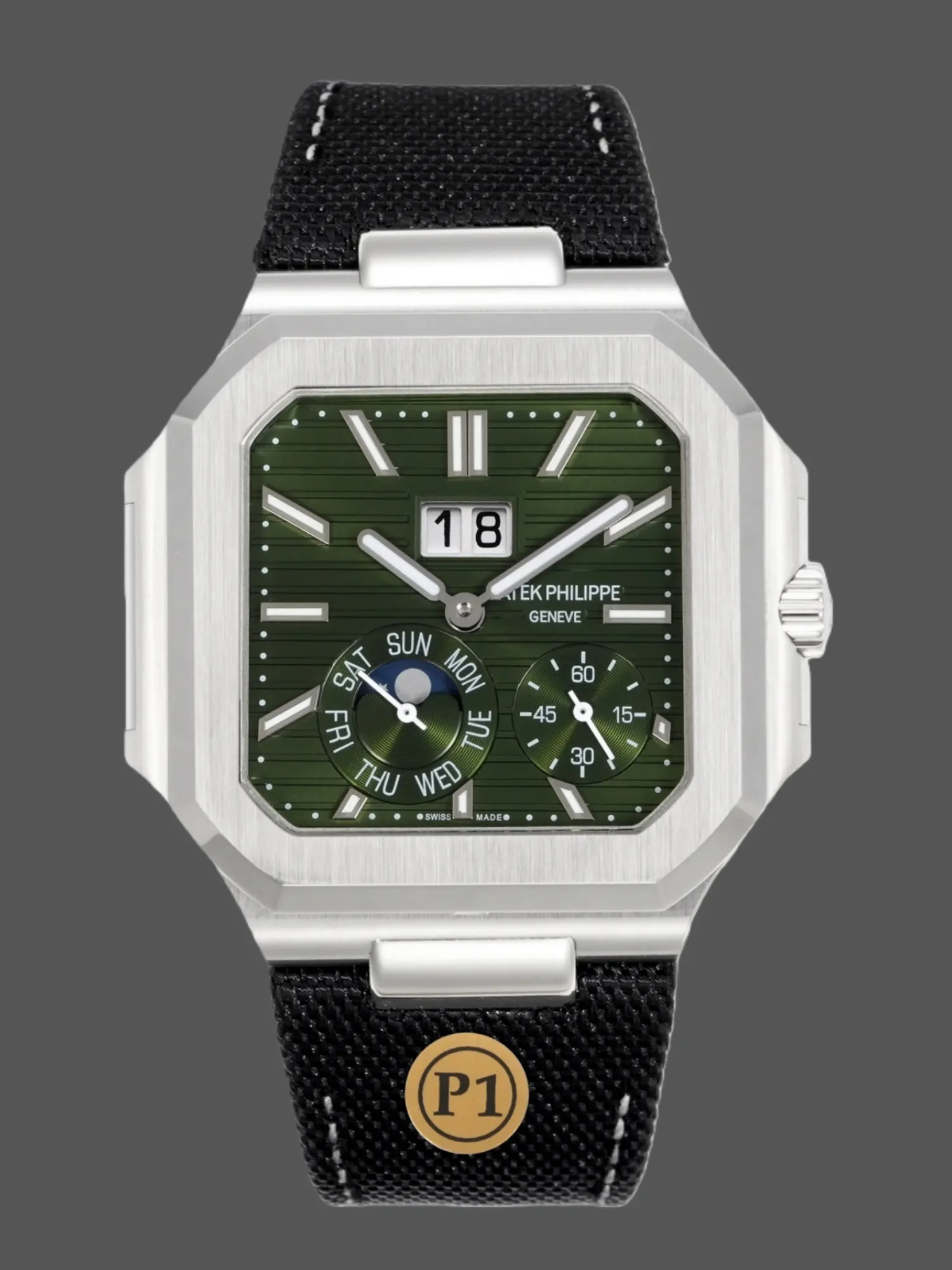 1:1 Clone Patek Philippe Cubitus 5822P Green Dial Watch - QualitySwissReplica