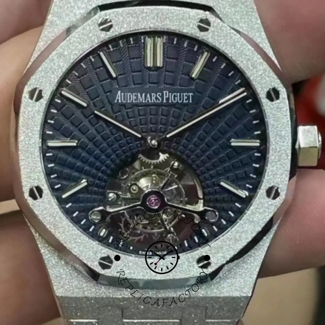 AP Royal Oak Tourbillon Extra-Thin Frosted White Gold 26520BC.GG.1224BC.01 Replica - QualitySwissReplica