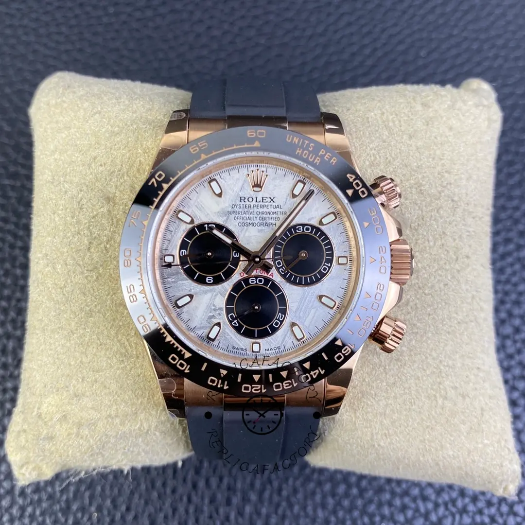 Rolex Cosmograph Daytona 40 mm Meteorite Dial Everose Gold 116515ln 0055 - QualitySwissReplica