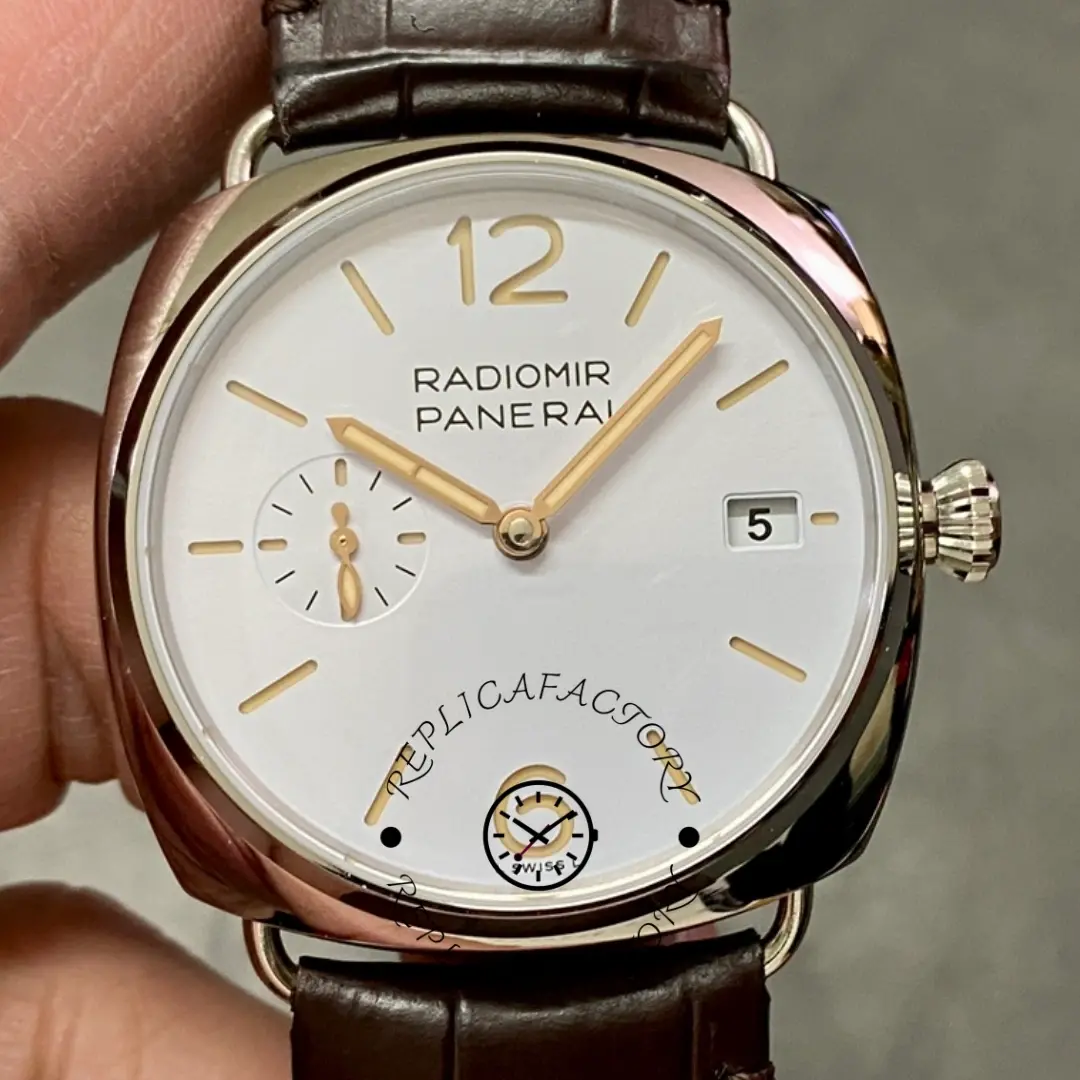 Panerai PAM01292 Radiomir Quaranta 40 Stee Replical Arabic White Dial - QualitySwissReplica