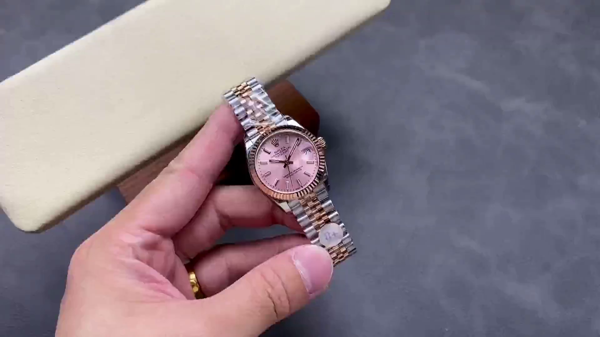 Rolex Lady Datejust 31 Two-Tone Fluted Rose Jubilee 279171 0023 - QualitySwissReplica