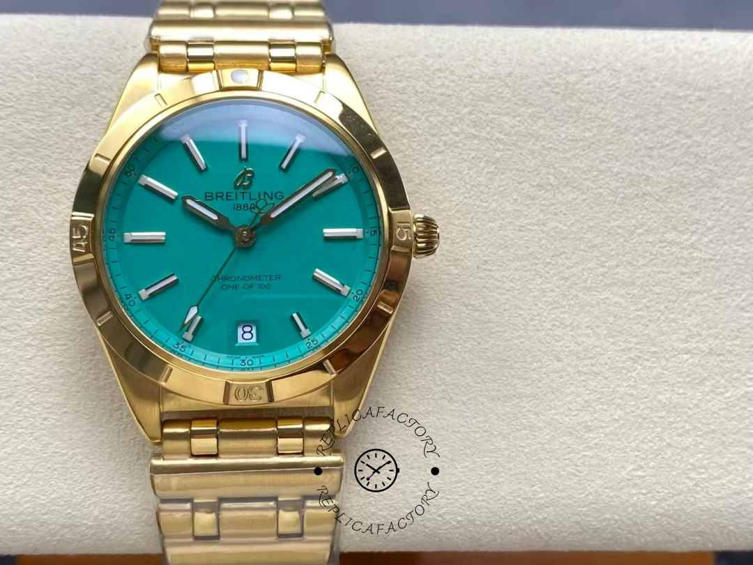 Breitling Chronomat Automatic 36mm K103801A1L1K1 Yellow Gold Replica - QualitySwissReplica