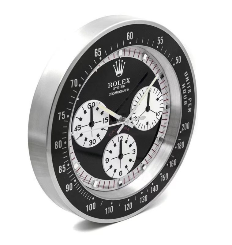 Rolex Daytona White Logo Wall Clock - QualitySwissReplica