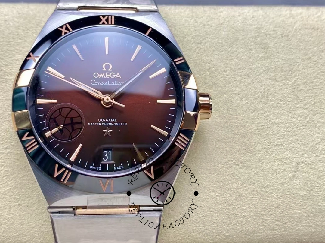 Omega Constellation 131.20.41.21.13.001 Replica Luxury Men's 41mm Two-Tone Watch - QualitySwissReplica