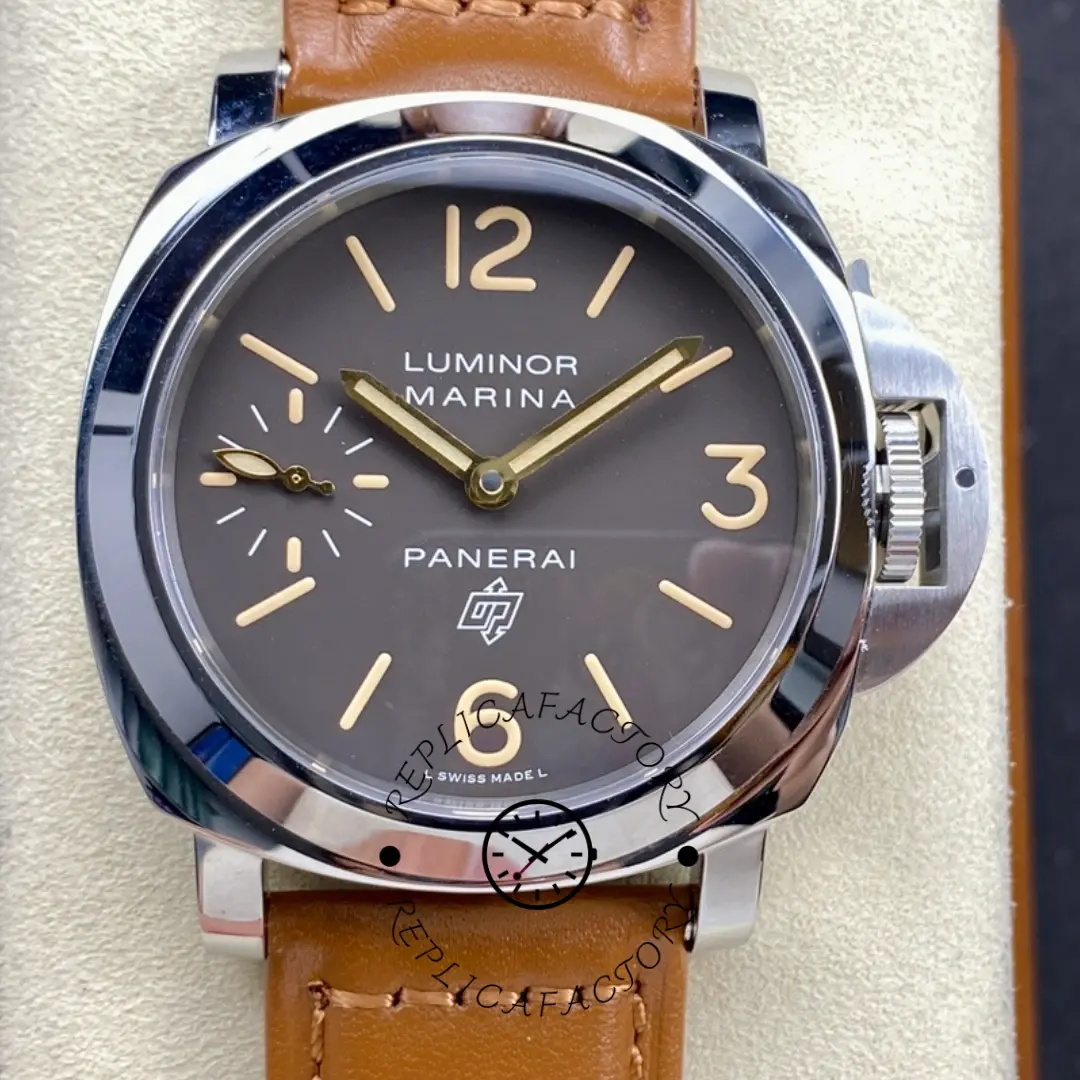 Panerai Luminor Marina Logo Tropical PAM00632 1:1 Clone Men's Brown Dial - QualitySwissReplica