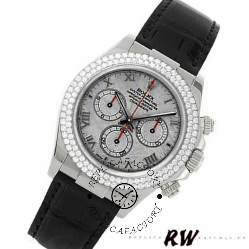Rolex Cosmograph Daytona 116589 Meteorite Grey Dial 40MM Mens Replica Watch - QualitySwissReplica