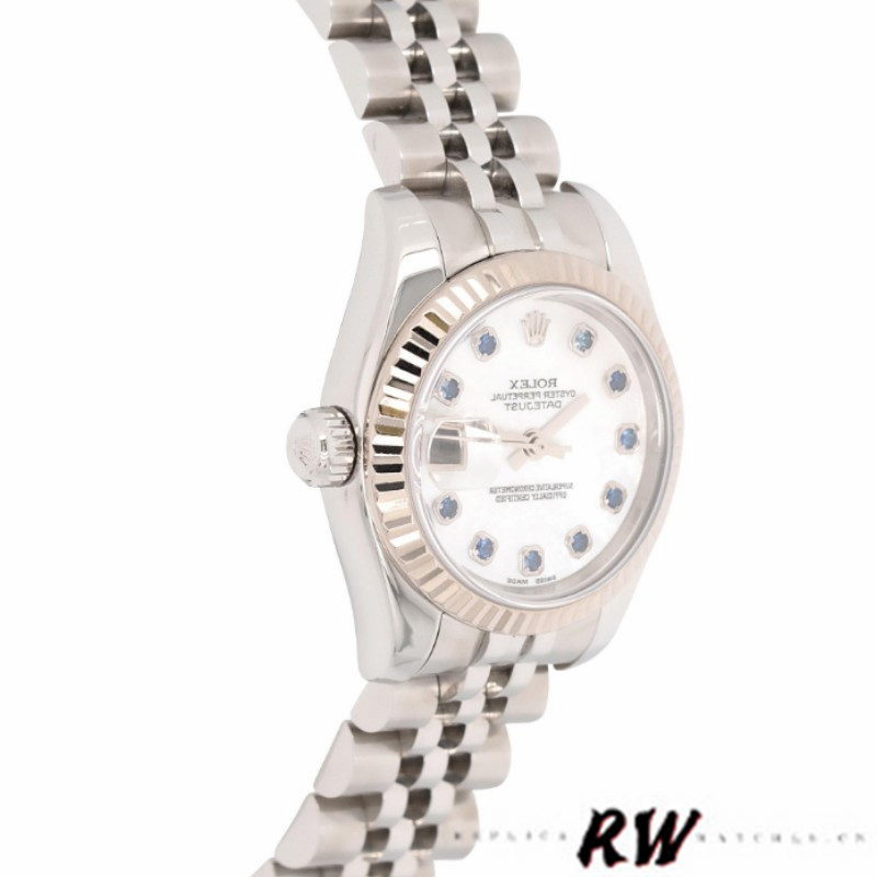 Rolex Datejust 179174 Mother of Pearl White Dial 26MM Lady Replica Watch - QualitySwissReplica