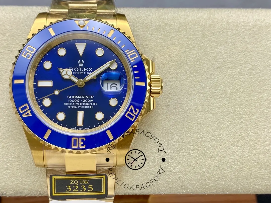 Rolex Submariner Date 116618LB Blue Dial 41mm Mens Replica Watch - QualitySwissReplica
