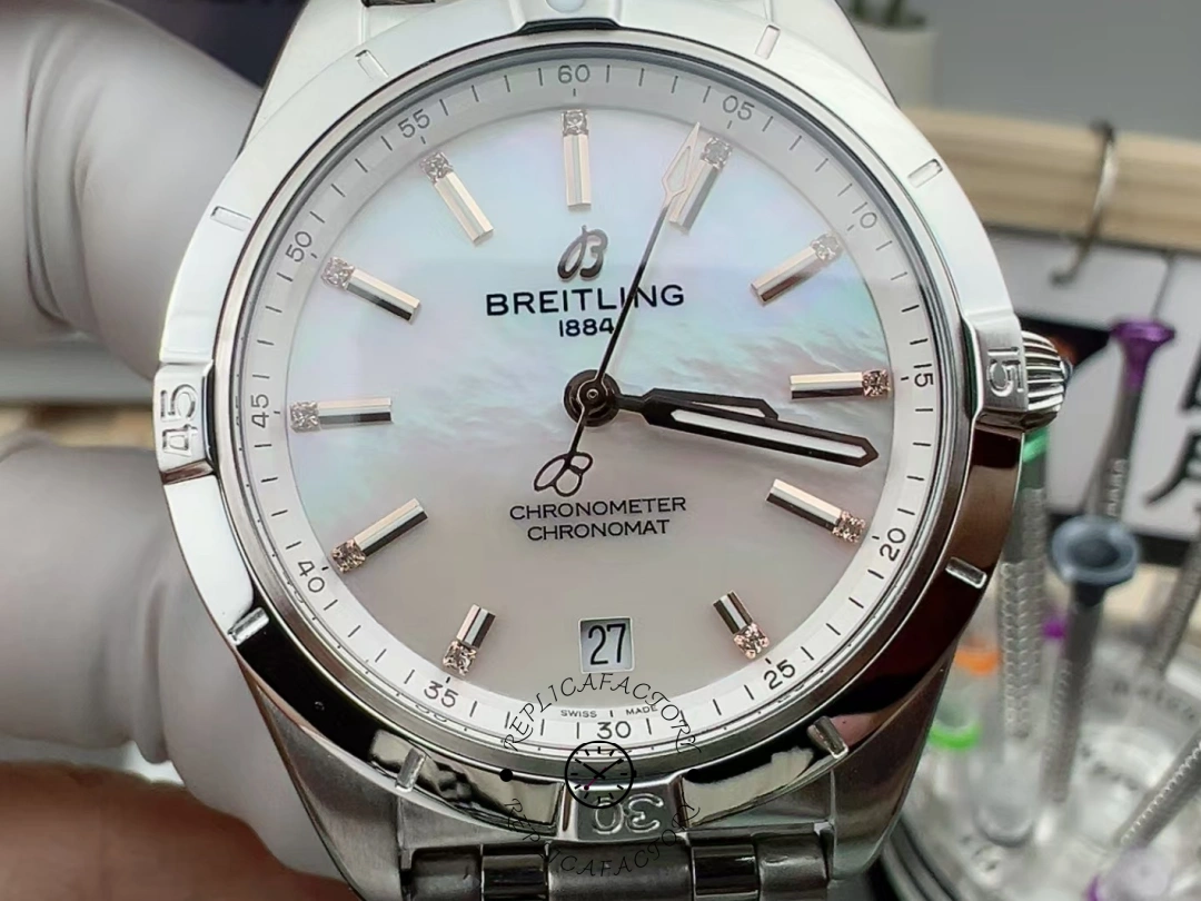 Breitling Chronomat Automatic A10380101A4A1 36mm Replica - QualitySwissReplica