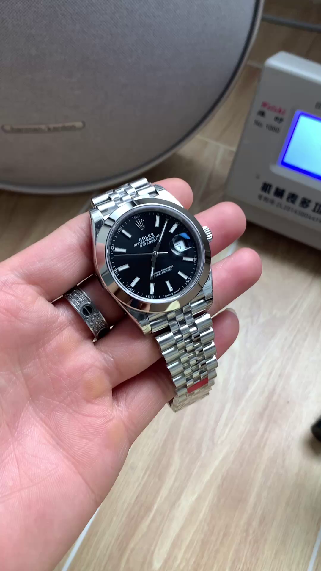 Rolex Datejust 41 41mm 126300 0012 Bright Black Index Dial - QualitySwissReplica