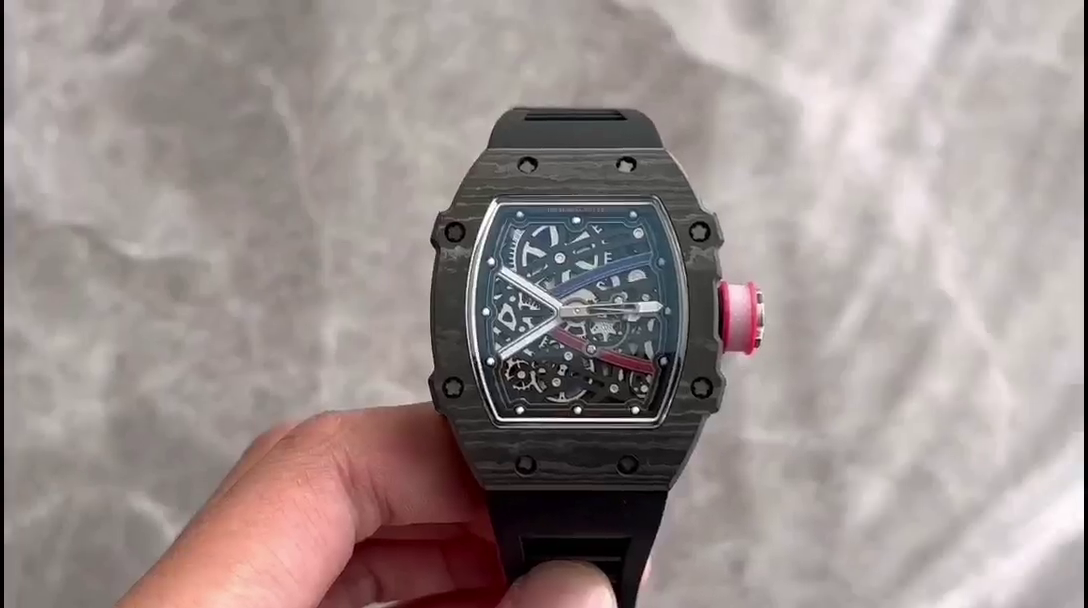 Richard Mille RM 67-02 Automatic Sebastian Ogier Black Rubber Strap - QualitySwissReplica