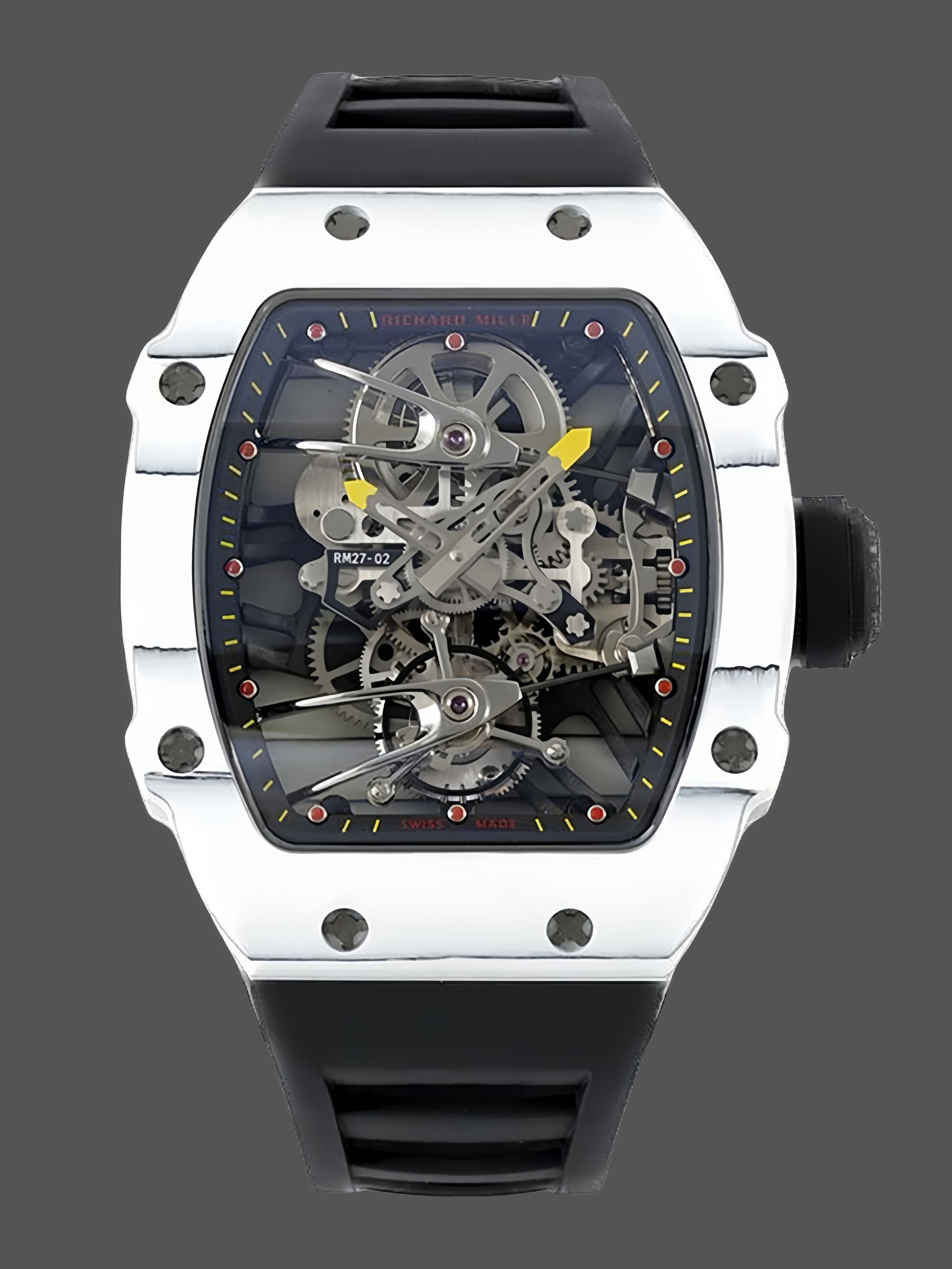 Richard Miller RM 027-02 Tourbillon Rafael Nadal White NTPT - QualitySwissReplica