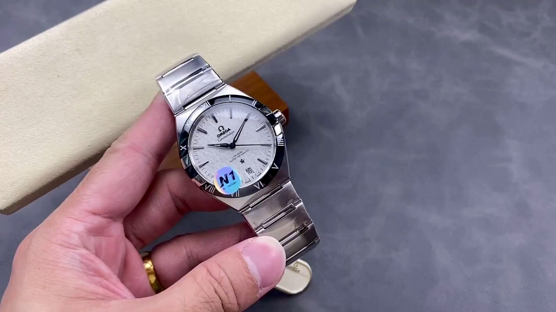 Omega Constellation Stainless Steel Men's Watch 131.33.41.21.06.001 Clone - QualitySwissReplica