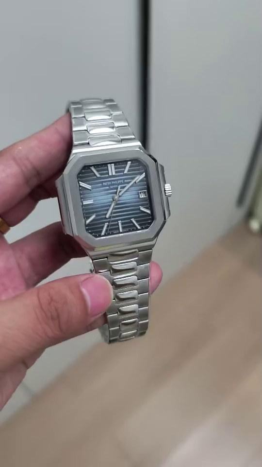 Patek Philippe Cubitus Blue Dial 40mm 7128 1G 001 Replica - QualitySwissReplica