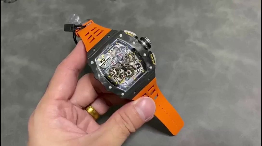 Richard Mille RM 11-03 Automatic Flyback Chronograph Orange Watch - QualitySwissReplica