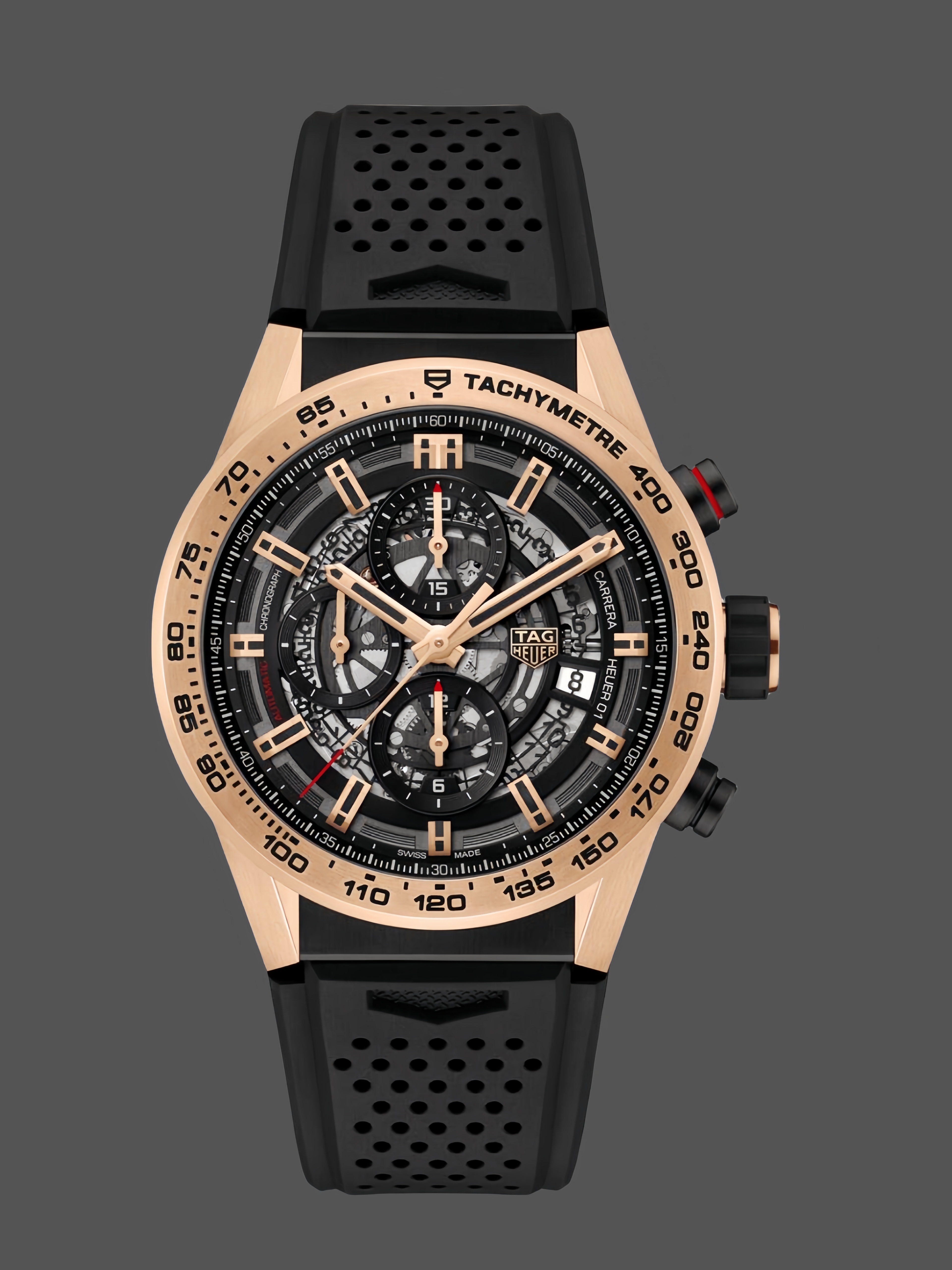 Tag Heuer Carrera Automatic Luxury Watch CAR205B.FT6087 45mm - QualitySwissReplica