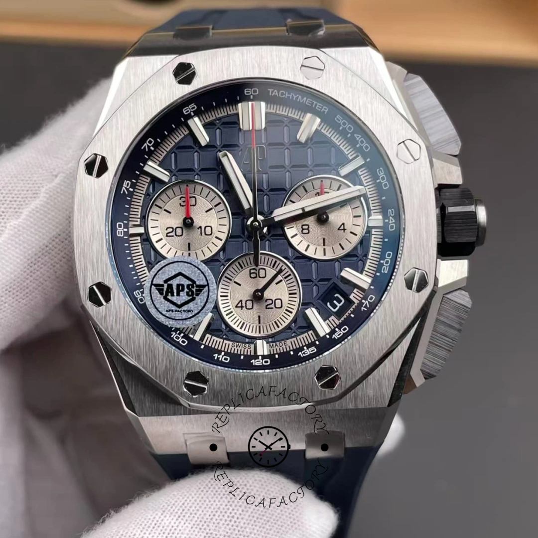 1:1 Clone AP 26420TI.OO.A027CA.01 Royal Oak Offshore 43mm Titanium Case - QualitySwissReplica