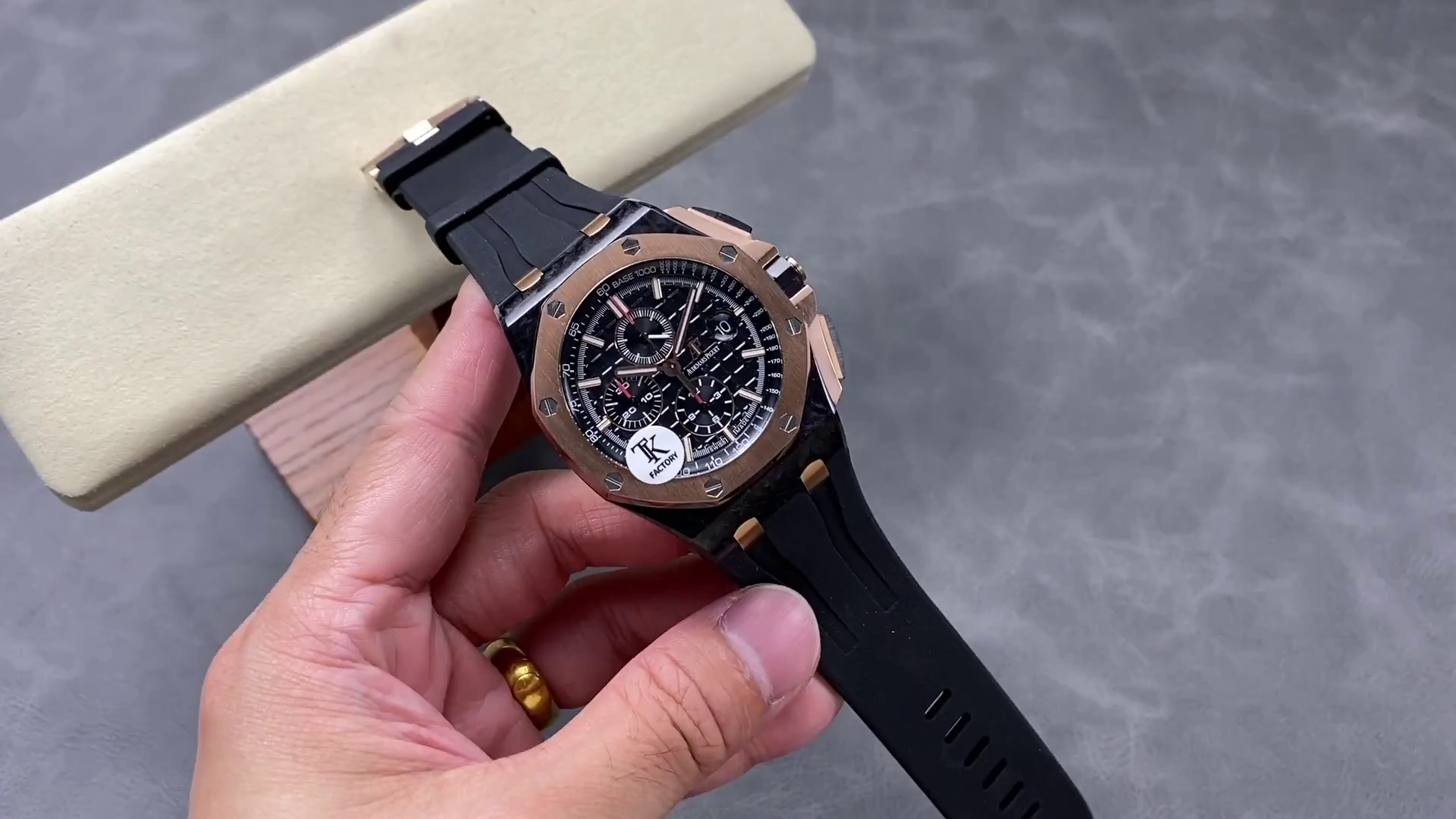 AP 26406FR.OO.A002CA.01 Royal Oak Offshore Chronograph 1:1 Clone Black Dial - QualitySwissReplica