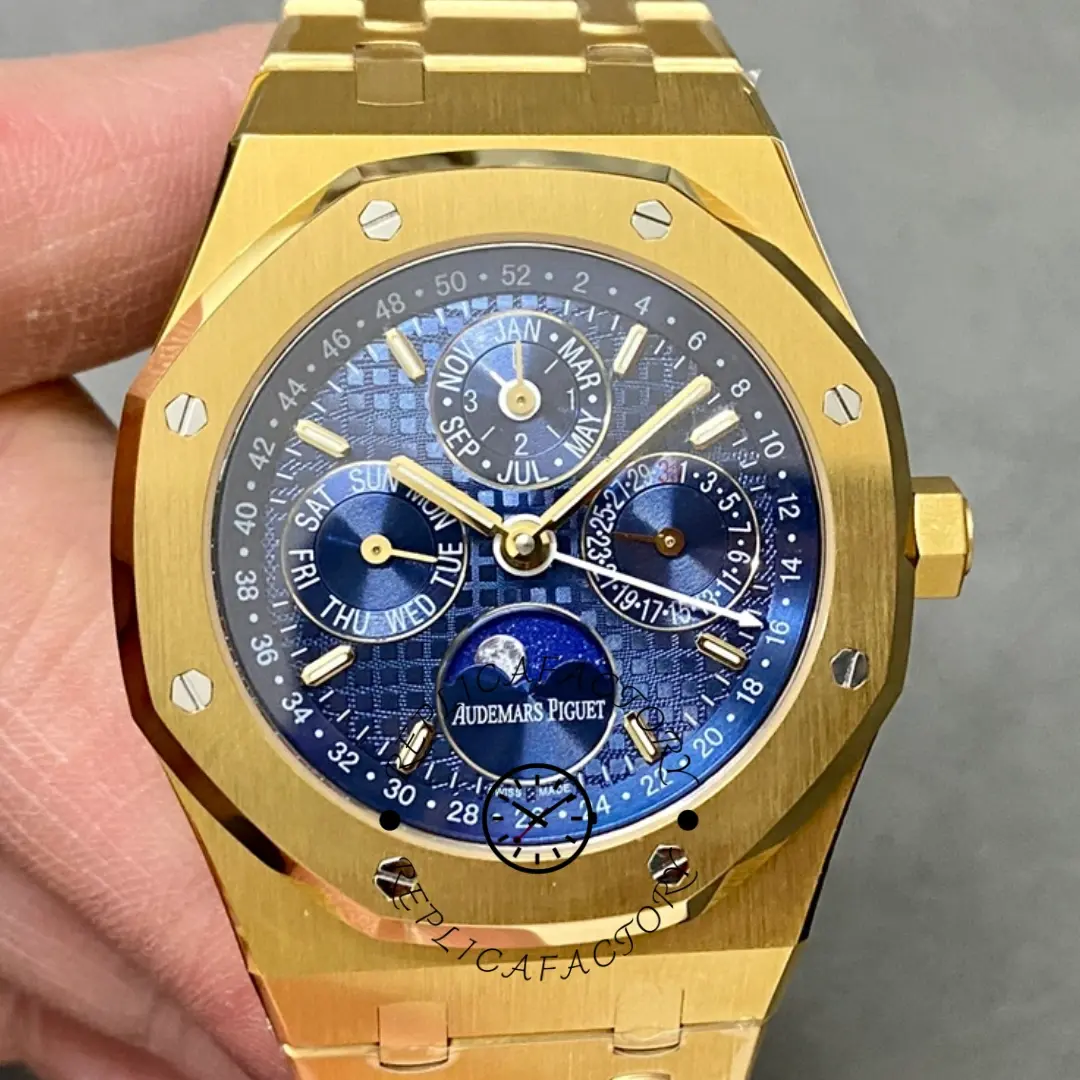 AP Royal Oak 26574BA.OO.1220BA.01 Perpetual Calendar 41 Yellow Gold 1:1 Clone - QualitySwissReplica