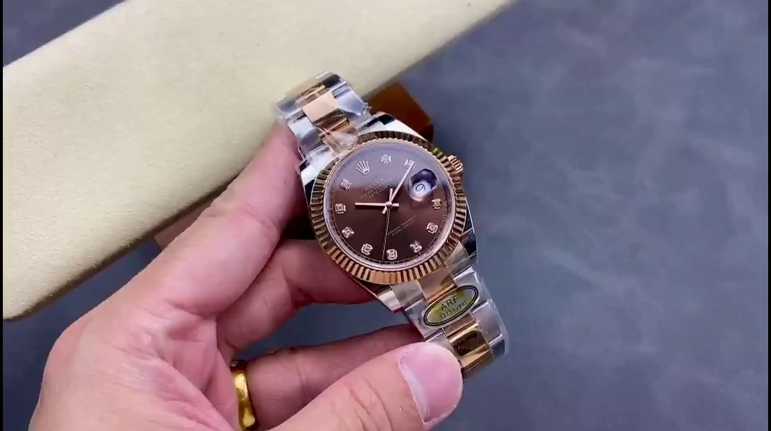Rolex Datejust 126331 0003 Chocolate Diamond Oyster 41mm Steel - QualitySwissReplica