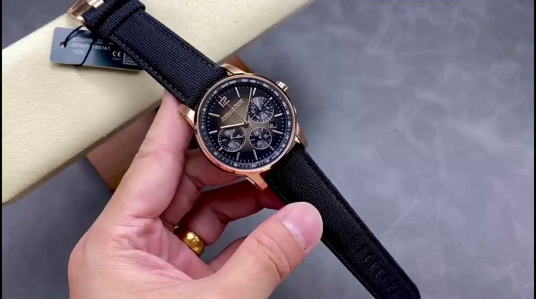 AP 26393NR.OO.A002KB.01 CODE 11.59 Chronograph Smoked Gray 1:1 Clone - QualitySwissReplica
