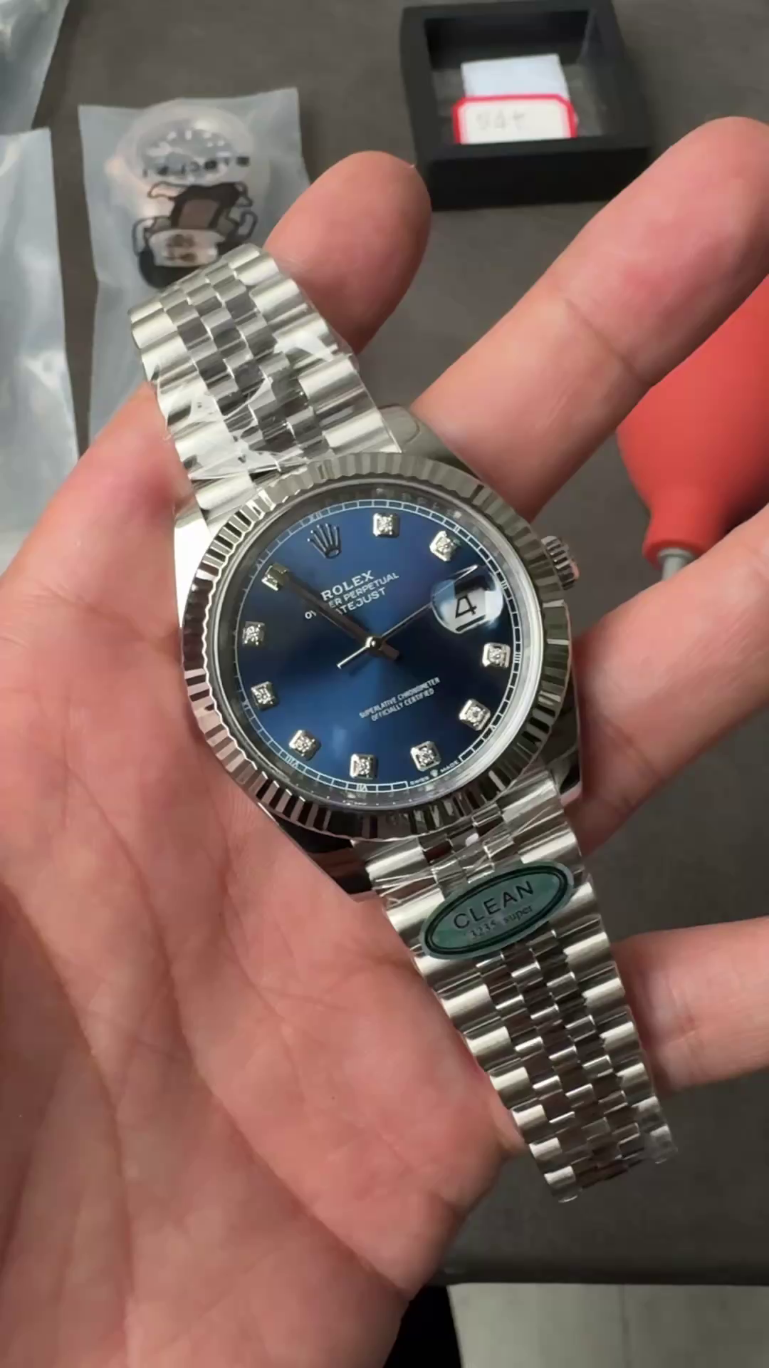 Rolex Datejust 41 White Gold Blue Dial 126334 0016 - QualitySwissReplica