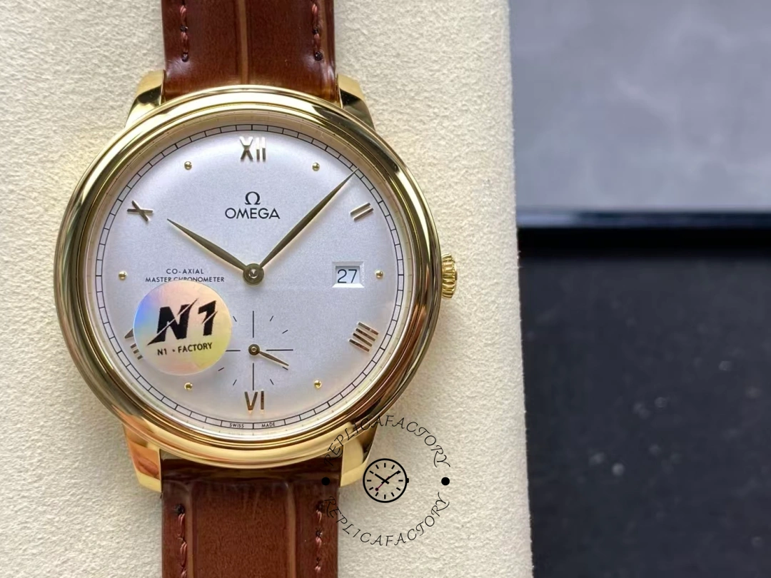 Omega De Ville Prestige 434.53.41.20.02.001 41mm Silver Dial Replica - QualitySwissReplica