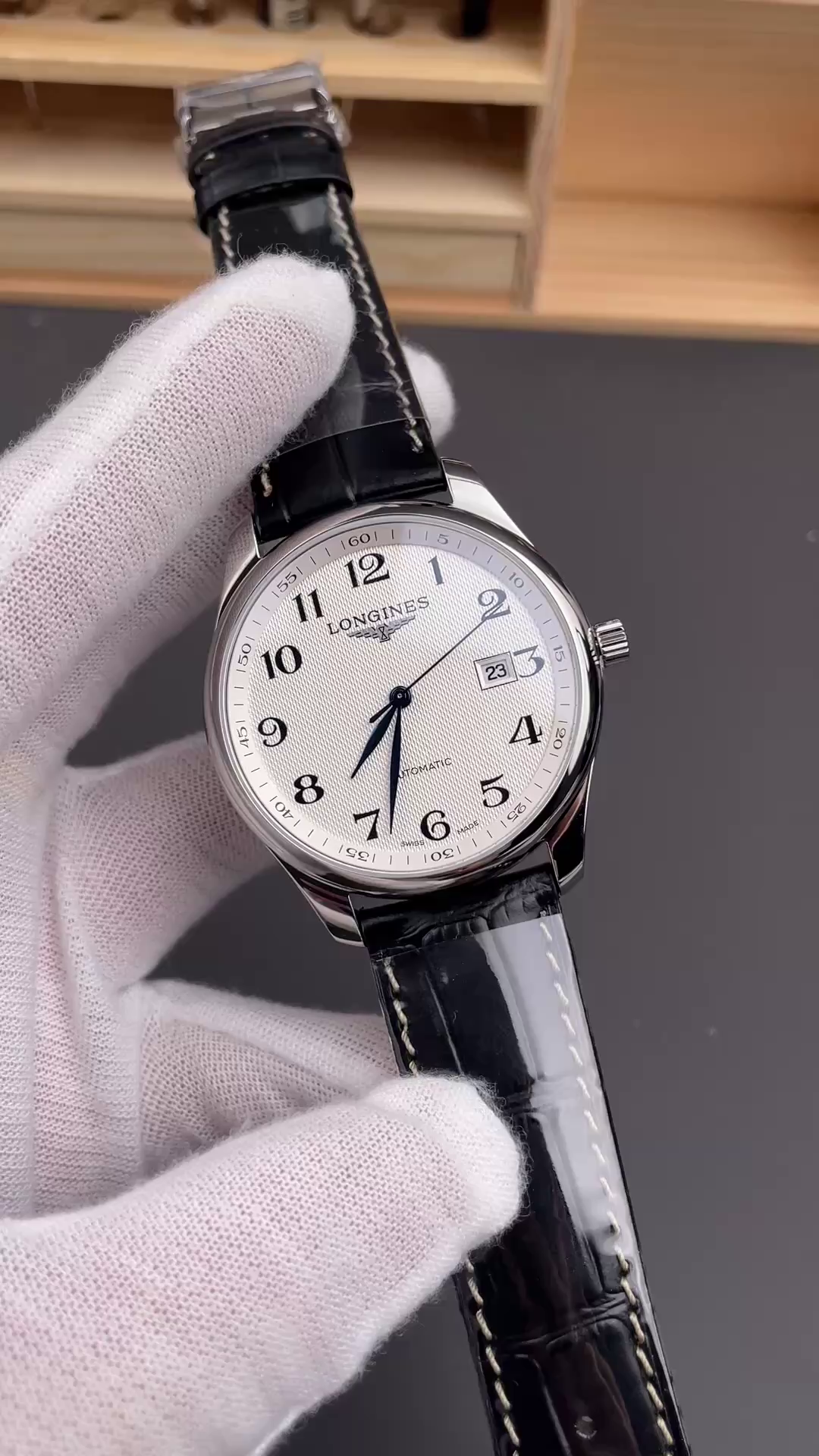 Longines L2.893.4.78.3 Master Collection 1:1 Clone Silver Dial Automatic Arabic - QualitySwissReplica