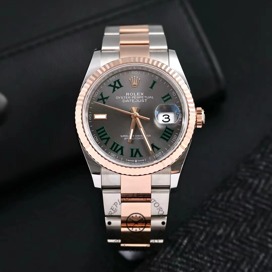 Rolex Datejust 126231 0030 Slate Dial 36mm Oyster Bracelet Watch - QualitySwissReplica