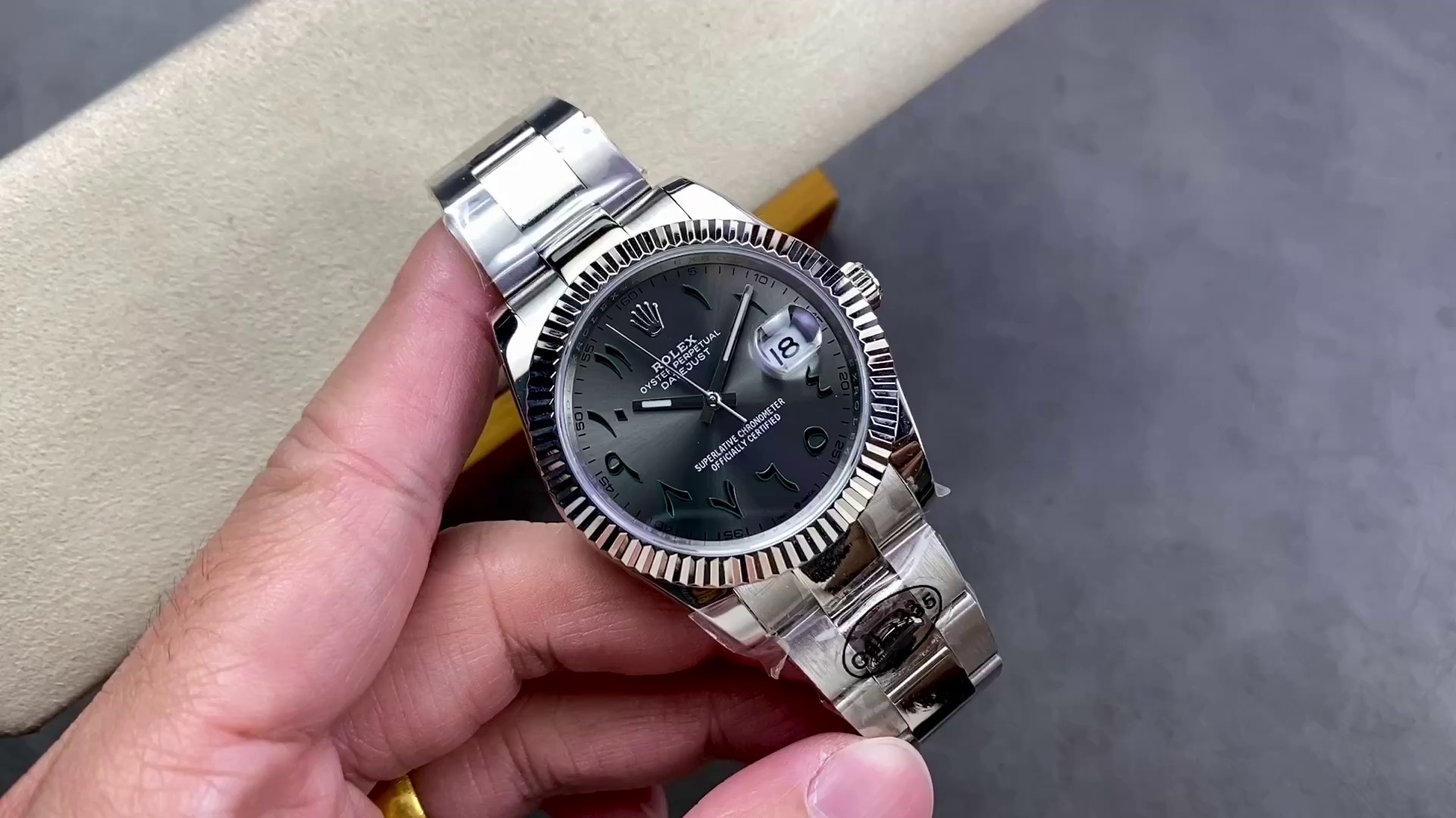 Rolex Datejust 36 DIW Wimbledon Dial Midsize M126234 Unisex Watch - QualitySwissReplica