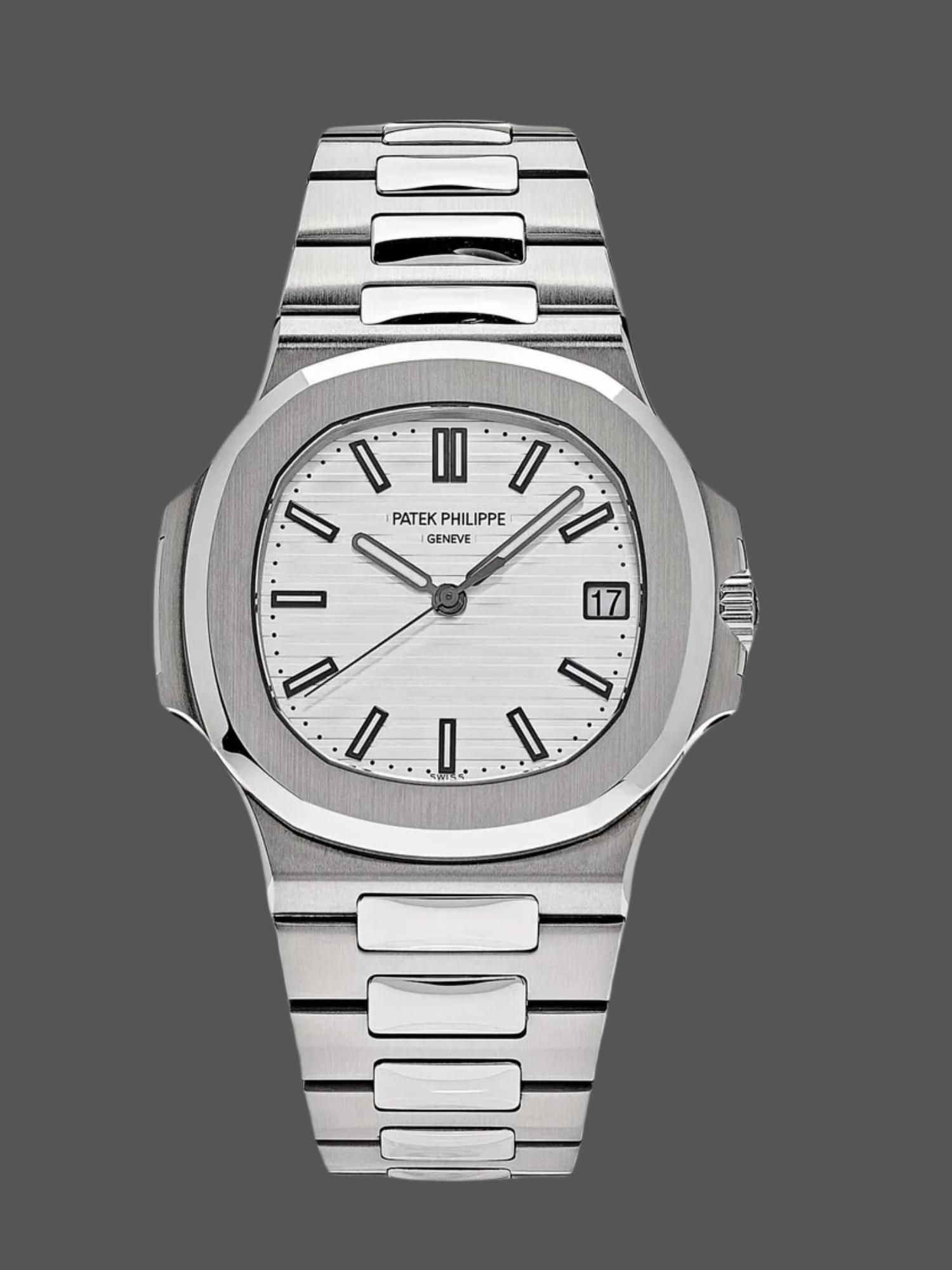 Replica Patek Philippe Nautilus 5711 1A 011 White Dial 40mm Mens Watch - QualitySwissReplica