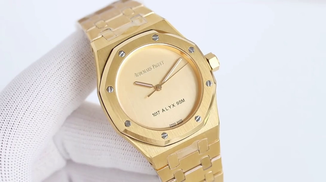 AP 15550BA.OO.1356BA.02 Royal Oak Replica 1017 ALYX 9SM 37 Yellow Gold - QualitySwissReplica
