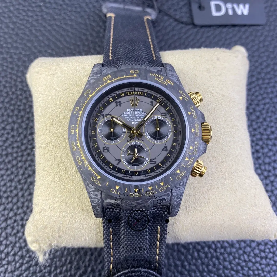 Rolex Daytona DiW Black Carbon Fiber Luminous Limited Edition 40MM - QualitySwissReplica