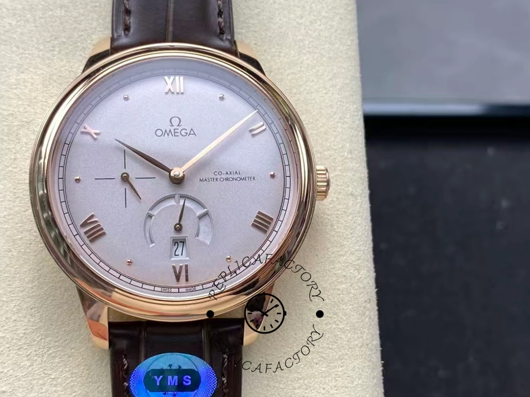 Omega De Ville Prestige Clone 434.53.41.21.02.001 Chronometer Silver Dial 41 mm - QualitySwissReplica