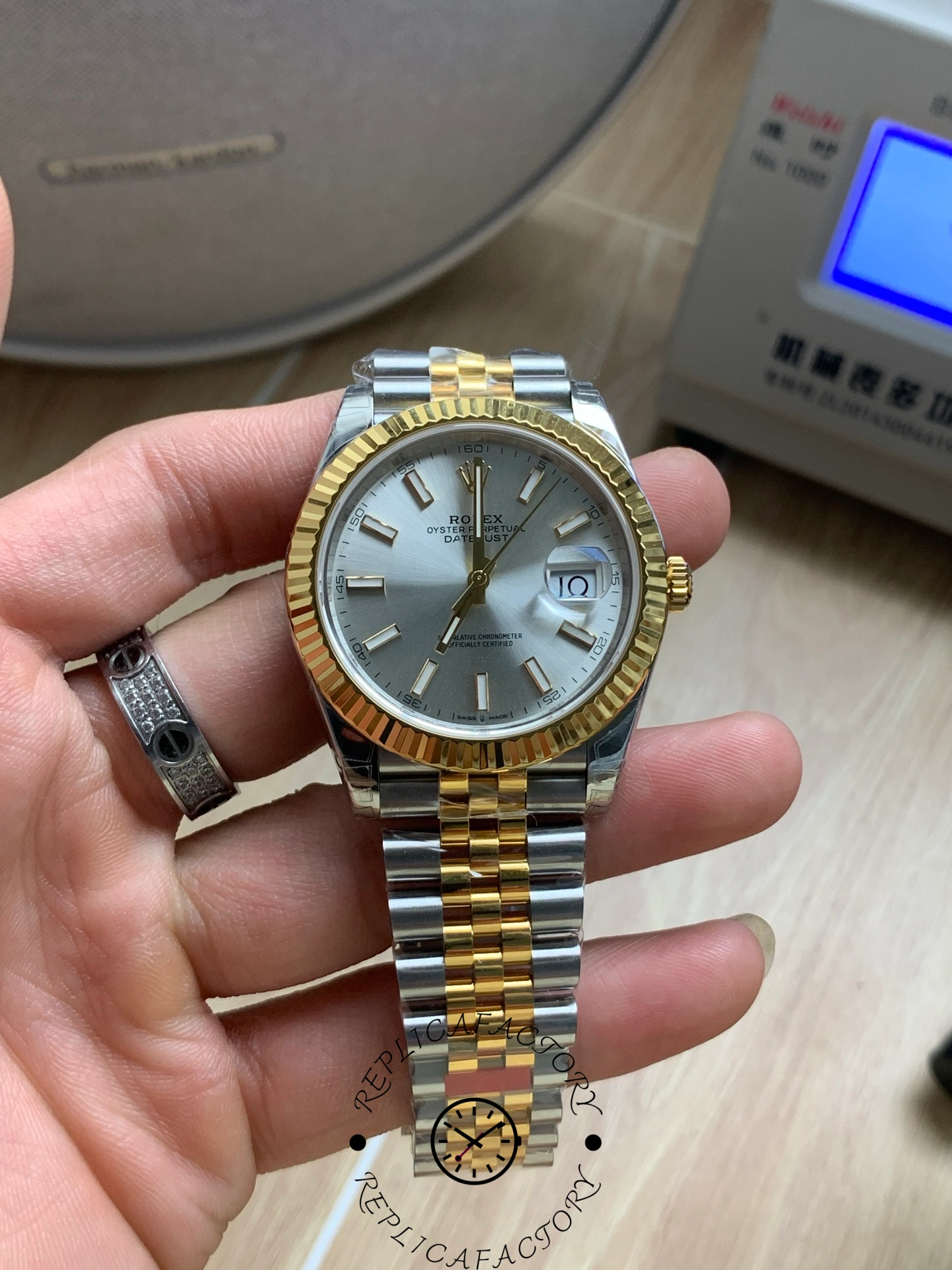 Rolex Datejust 41 Jubilee Bracelet Silver Dial M126333 0002 Men's Watch - QualitySwissReplica